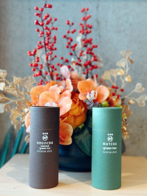 matcha and hoji cha incense sticks