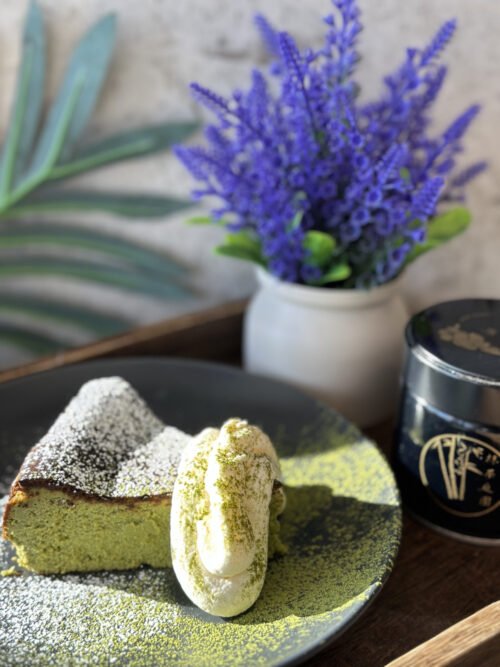 (whole cake) matcha basque cheesecake